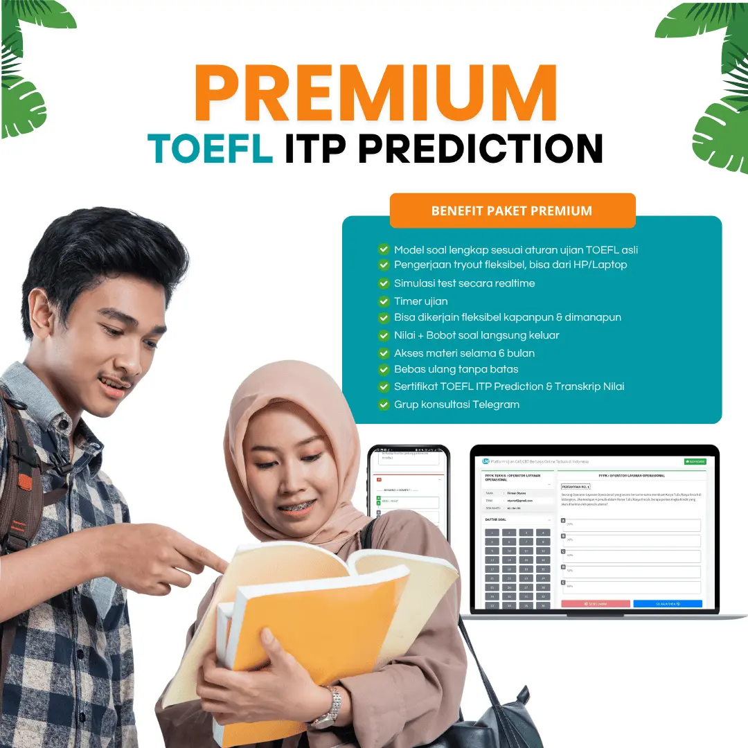 TOEFL ITP PREDICTION PREMIUM