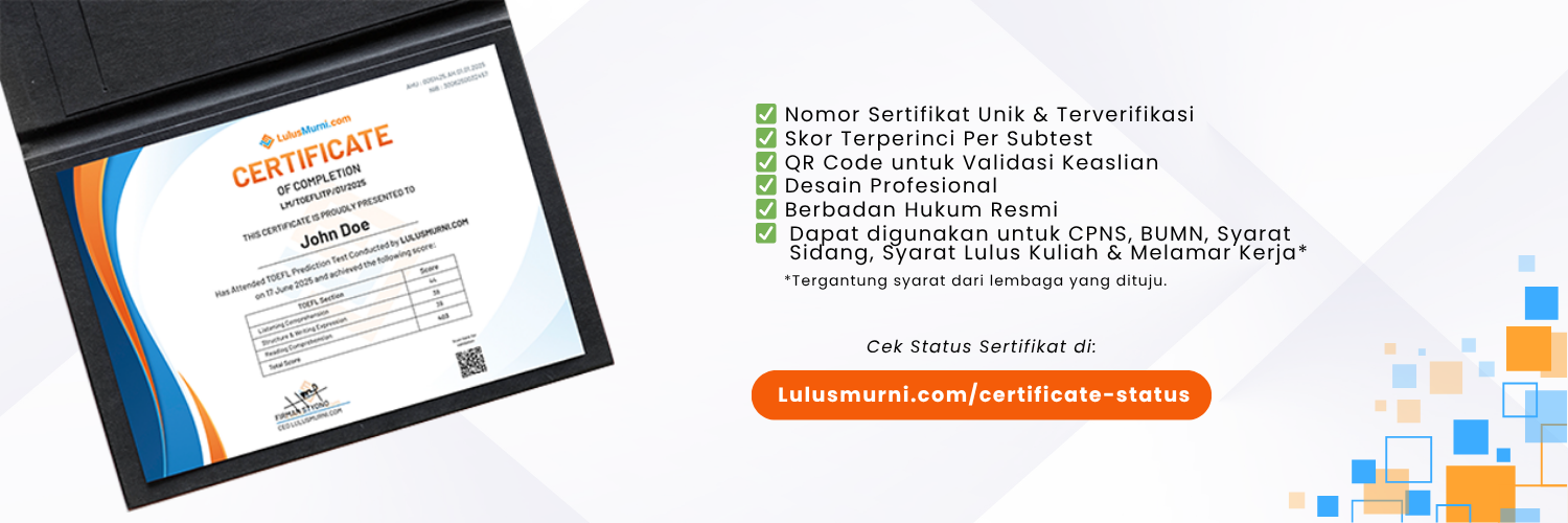 Contoh Sertifikat